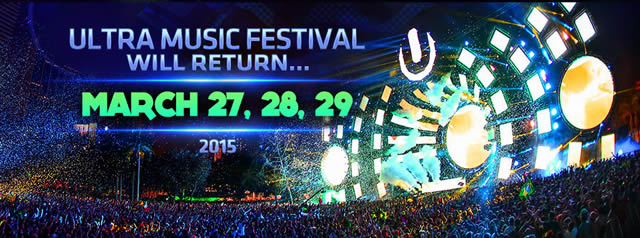Яркие огни Ultra Music Festival